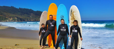 family surf adventure morocco